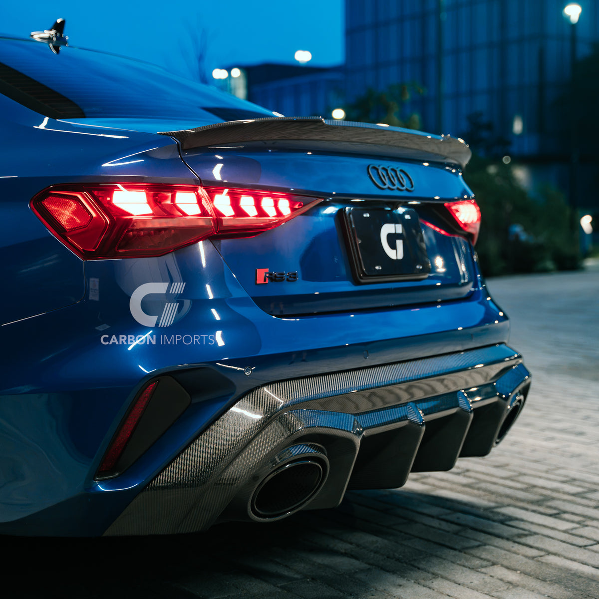 Audi RS3 8Y.5 Carbon Fiber Rear Diffuser 2025-2026 V1