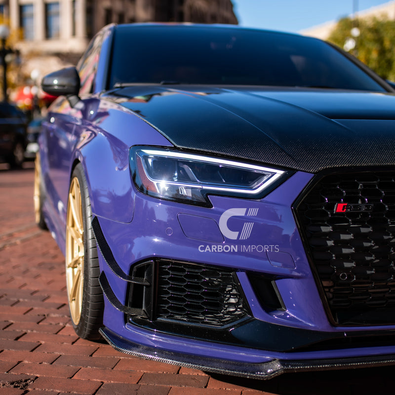 Audi RS3 8V Carbon Fiber Front Lip 2017-2020
