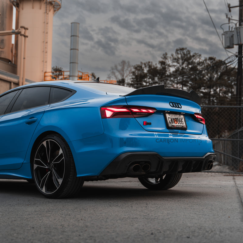 Audi S5/A5 S-Line B9.5 Carbon Fiber Rear Diffuser 2020-2025