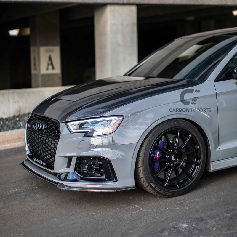 Audi RS3 8V Carbon Fiber Front Lip 2017-2020