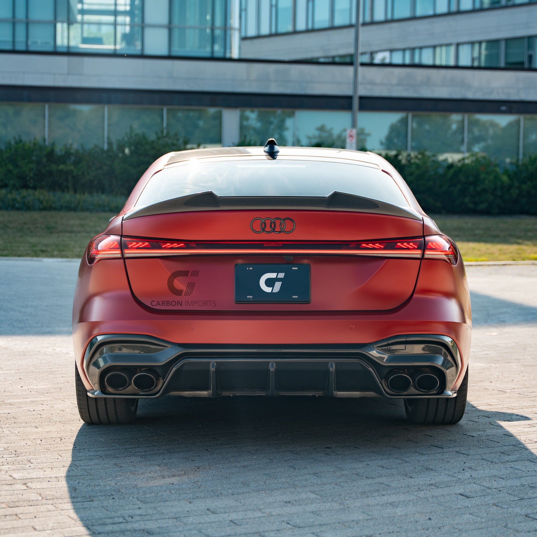 Audi S5/A5 S-Line B10 Carbon Fiber Trunk Lip 2025-2027 V2
