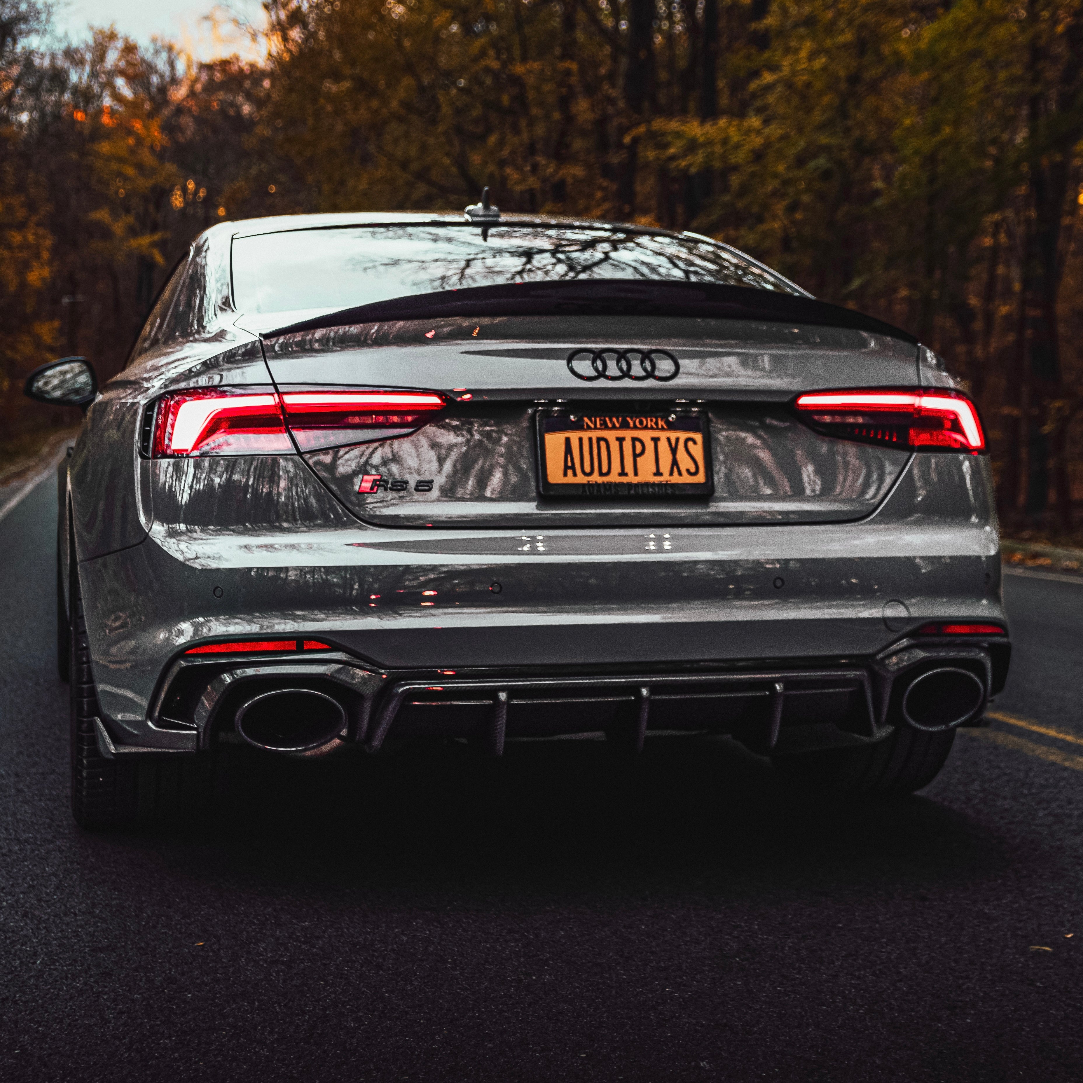 Audi RS5 B9 Carbon Fiber Rear Diffuser 2017-2019