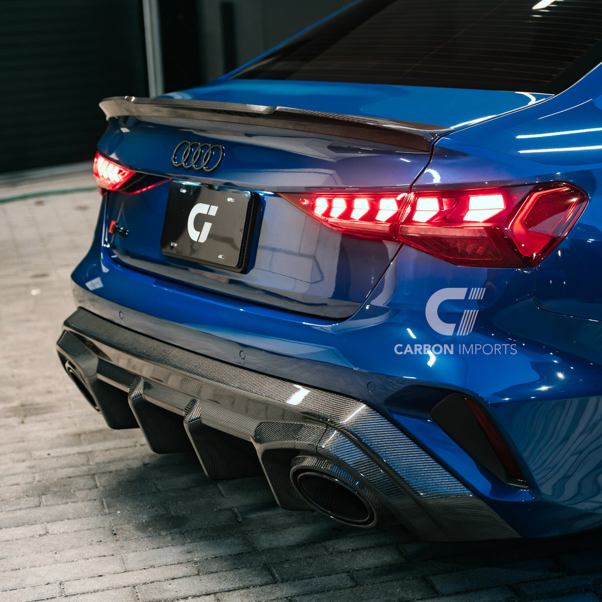 Audi RS3 8Y.5 Carbon Fiber Rear Diffuser 2025-2026 V1