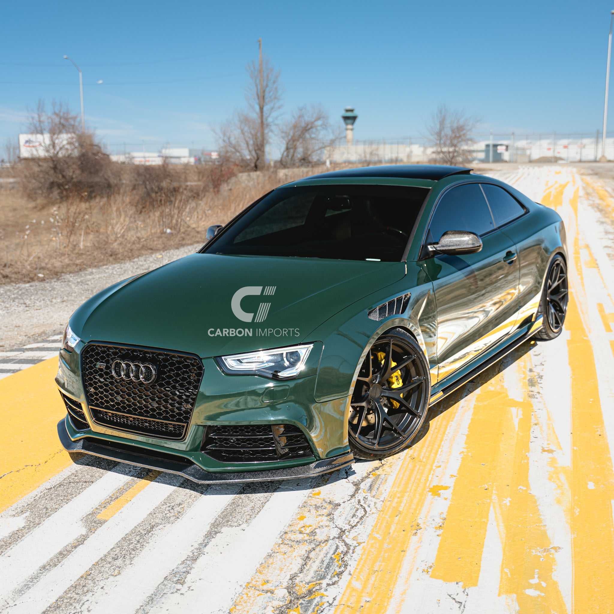Audi S5/A5 B8/B8.5 Carbon Fiber Side Skirts 2007-2016