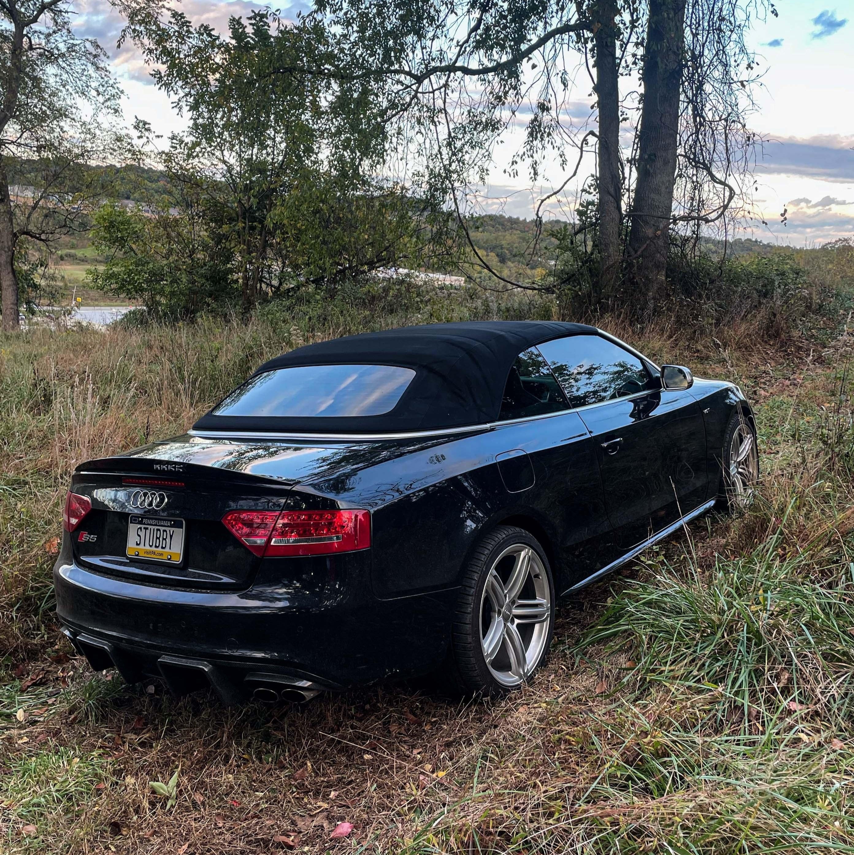Audi S5 Convertible B8/B8.5 Carbon Fiber Trunk Lip 2007-2016 Highkick Version
