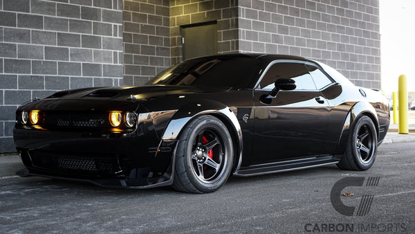 Dodge Challenger Hellcat Carbon Fiber Side Skirts