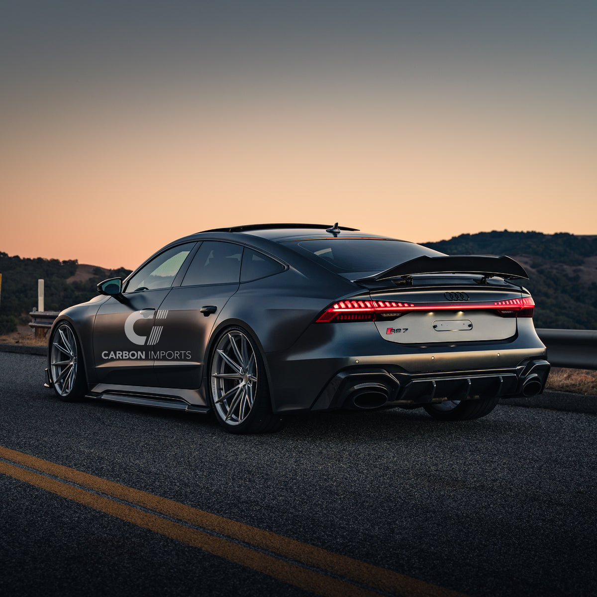 Audi A7/S7/RS7 C8 Carbon Fiber Trunk Lip 2020-2026 V2