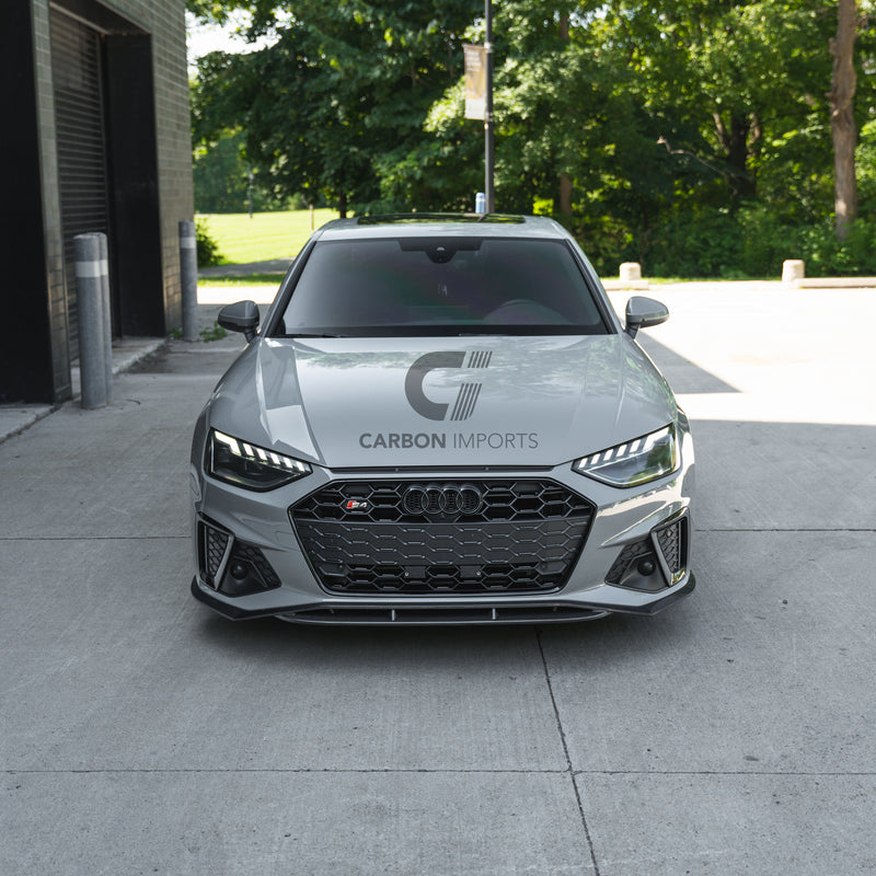 Audi S4/A4 S-Line B9.5 Carbon Fiber Front Lip 2020-2025