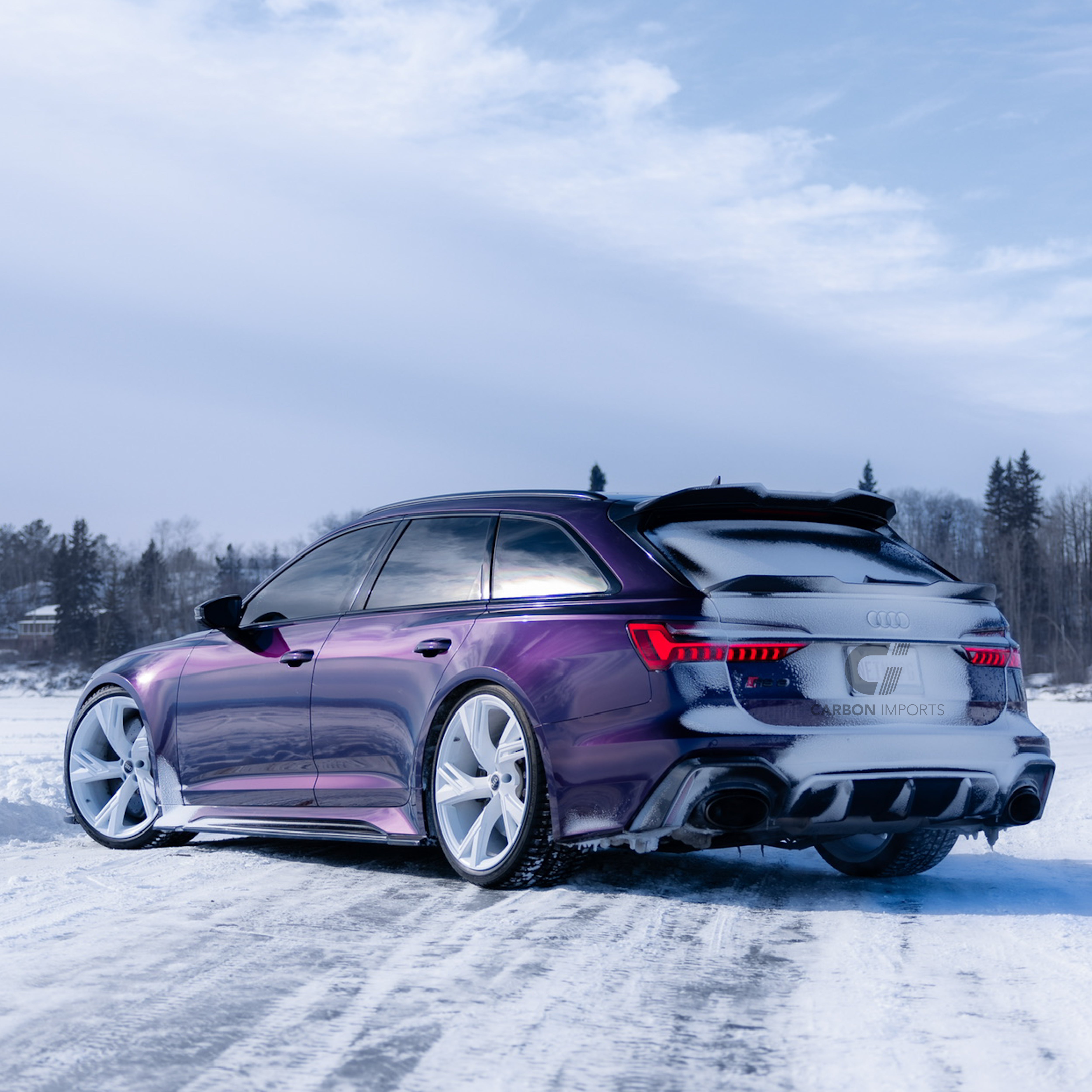 Audi RS6 C8 Carbon Fiber Roof Spoiler 2020-2026