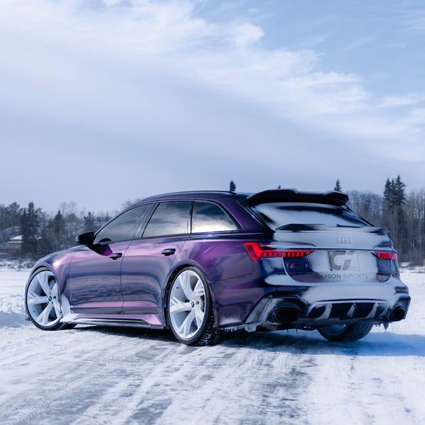 Audi RS6 C8 Carbon Fiber Roof Spoiler 2020-2025