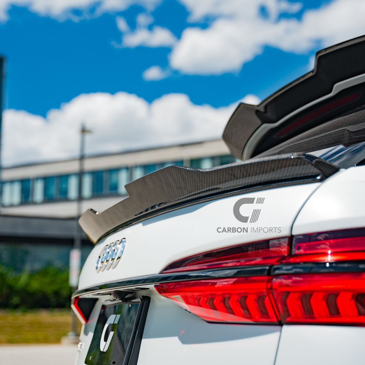 Audi RS6 C8 Carbon Fiber Trunk Lip 2020-2026 V2