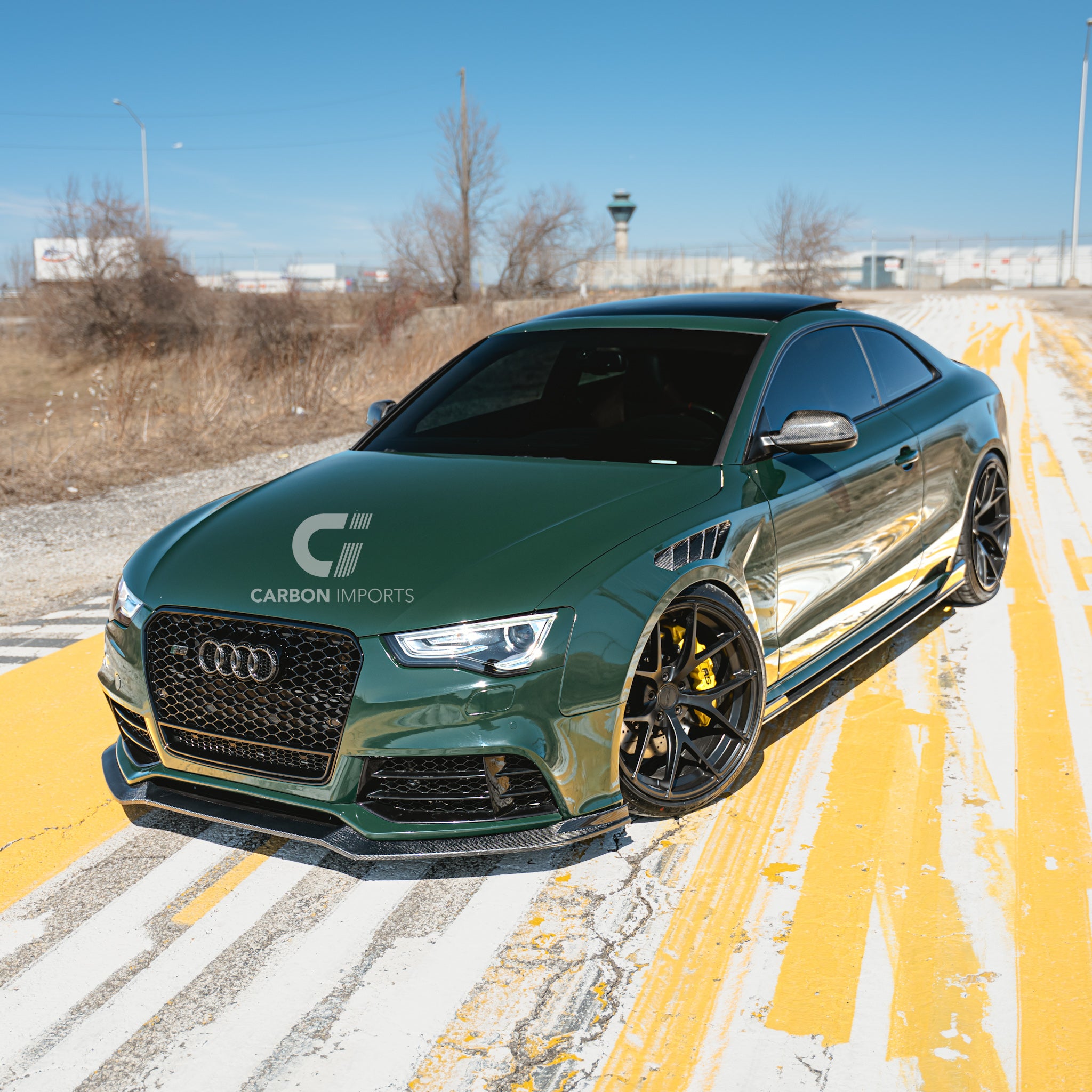 Audi RS5 B8/B8.5 Carbon Fiber Front Lip 2010-2016