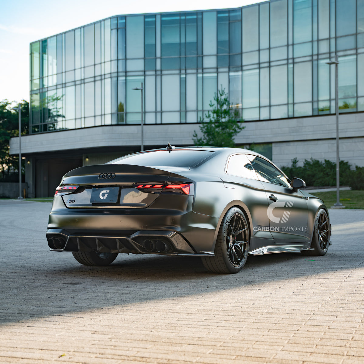 Audi S5/A5 S-Line B9.5 Carbon Fiber Rear Diffuser 2020-2025 V2