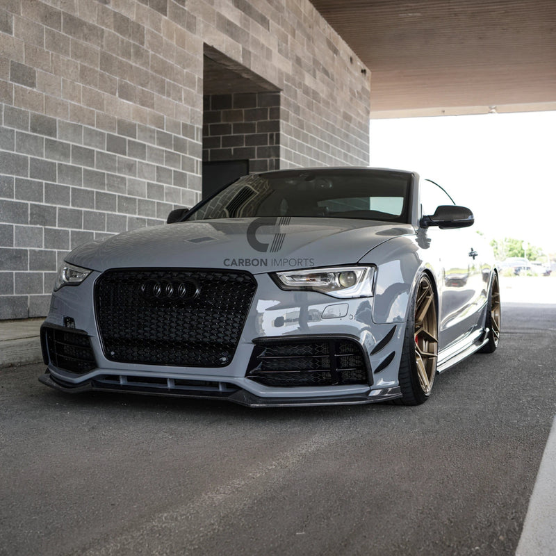 Audi RS5 B8.5 Carbon Fiber Front Lip 2013-2016