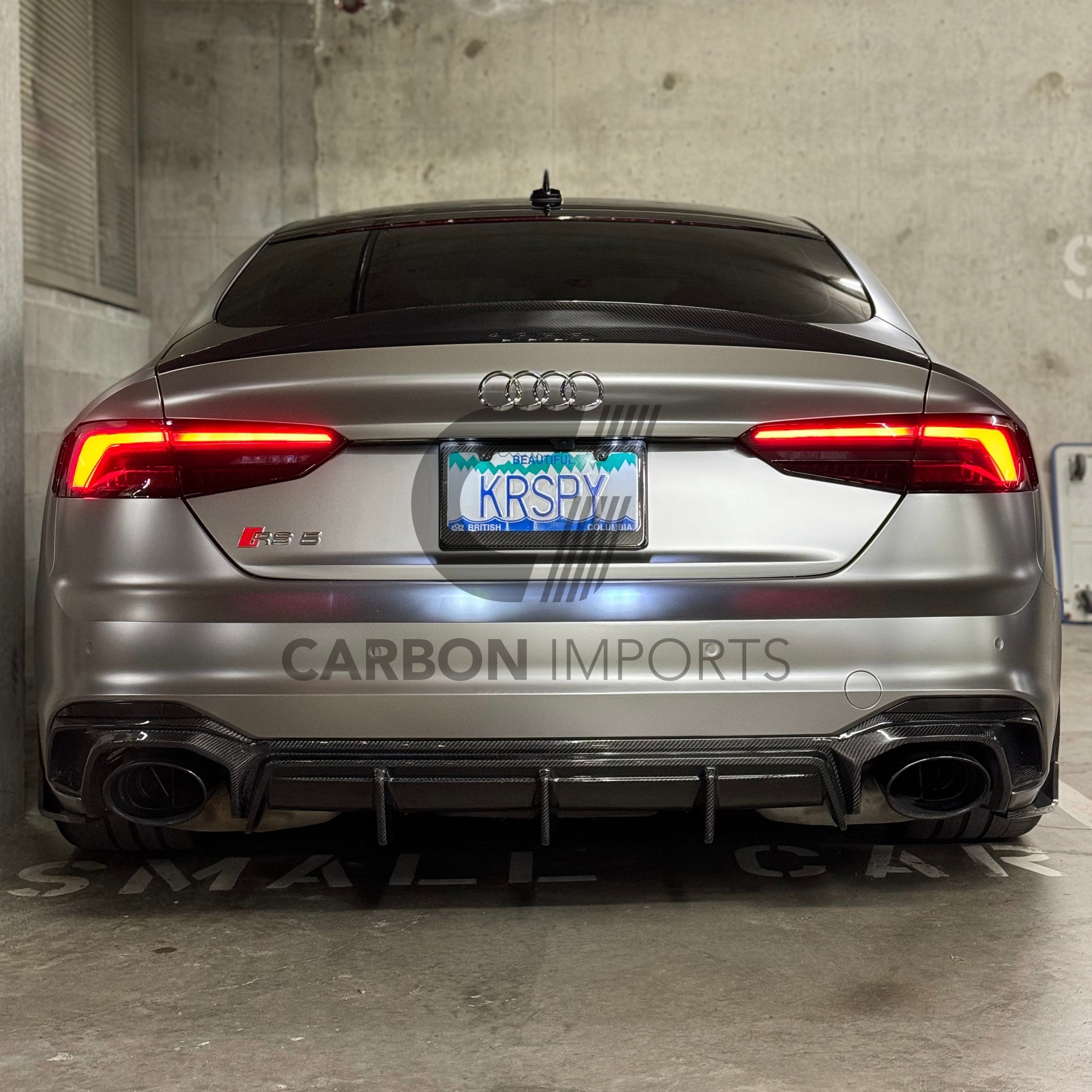 Audi RS5 B9 Carbon Fiber Rear Diffuser 2017-2019