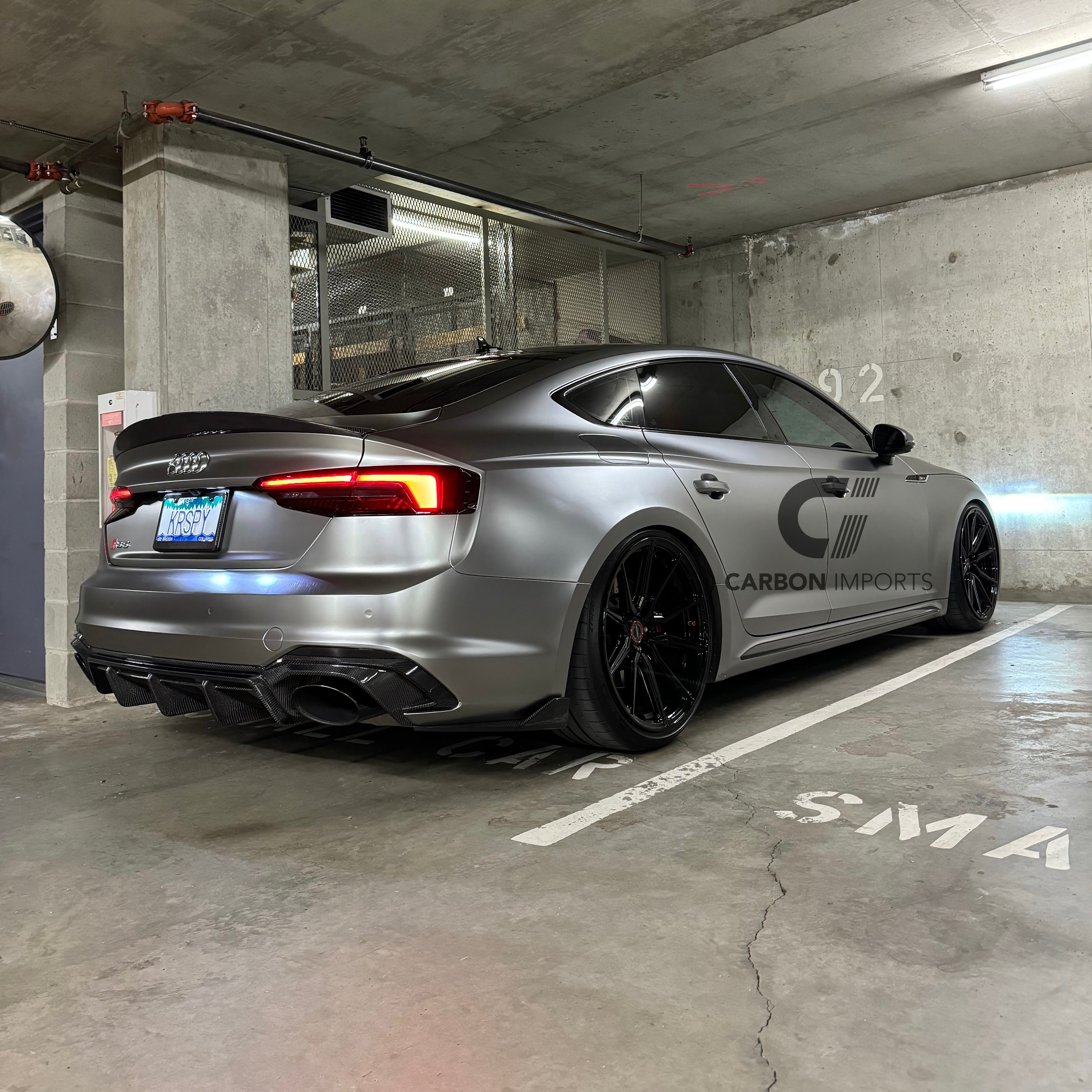 Audi RS5 B9 Carbon Fiber Rear Diffuser 2017-2019