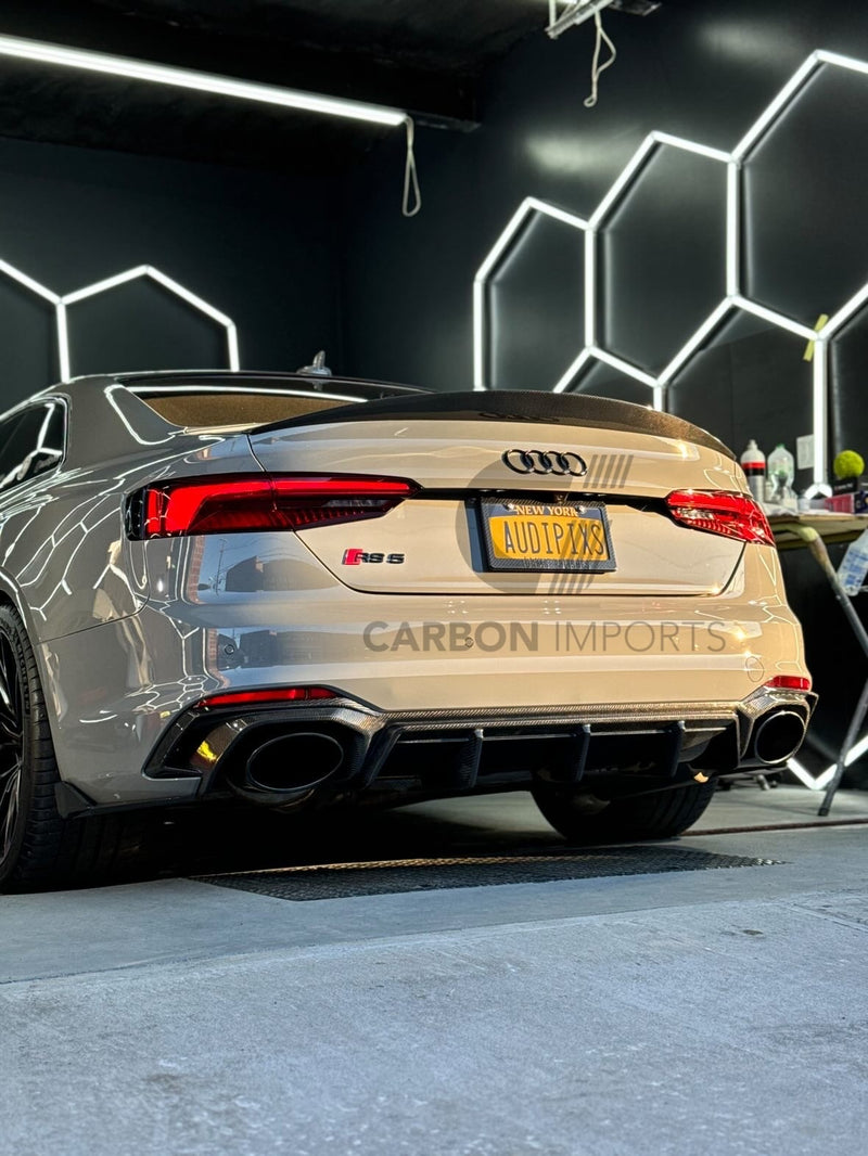 Audi RS5 2017-2019 B9 Carbon Fiber Rear Diffuser