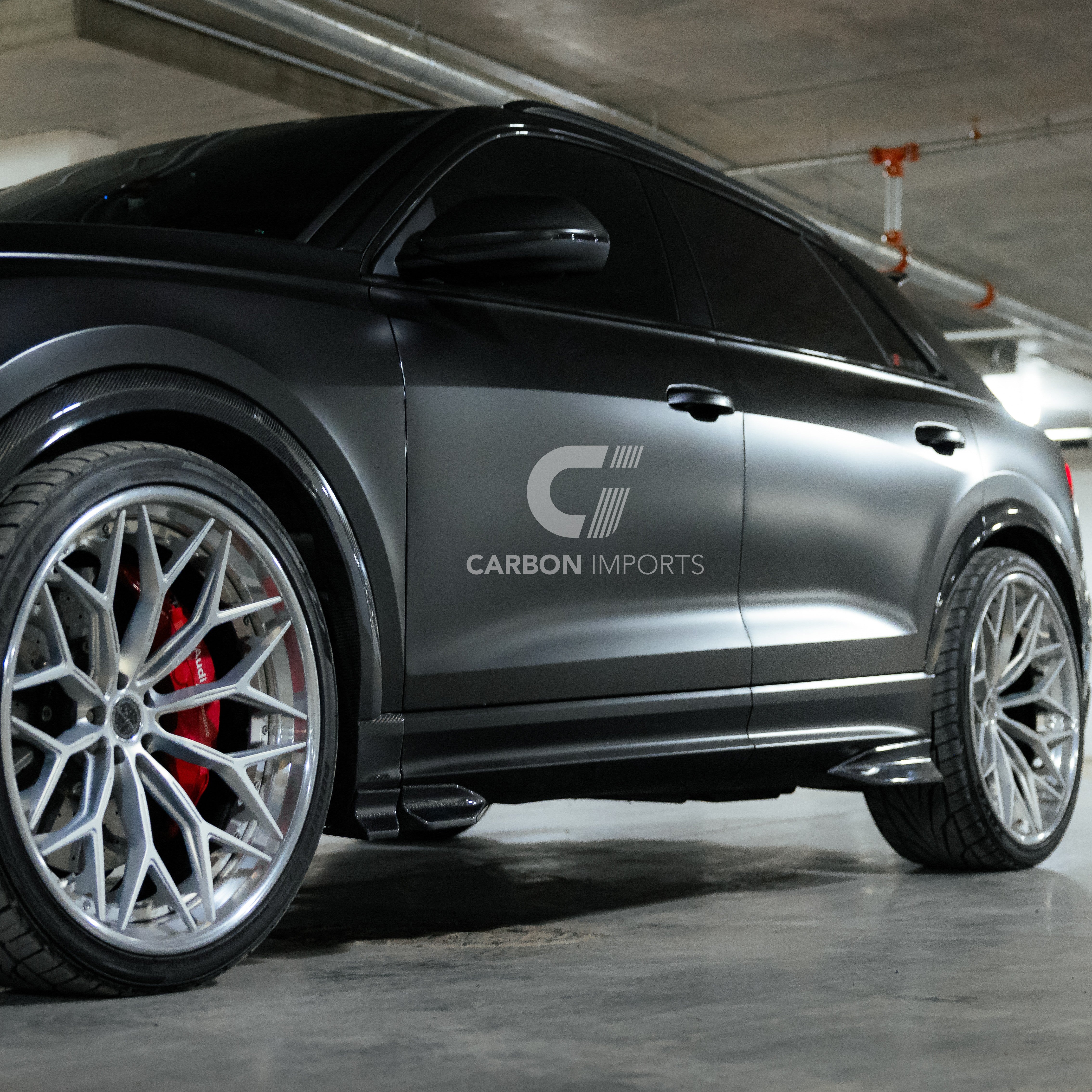 Audi RSQ8 Carbon Fiber Side Skirts 2020-2024
