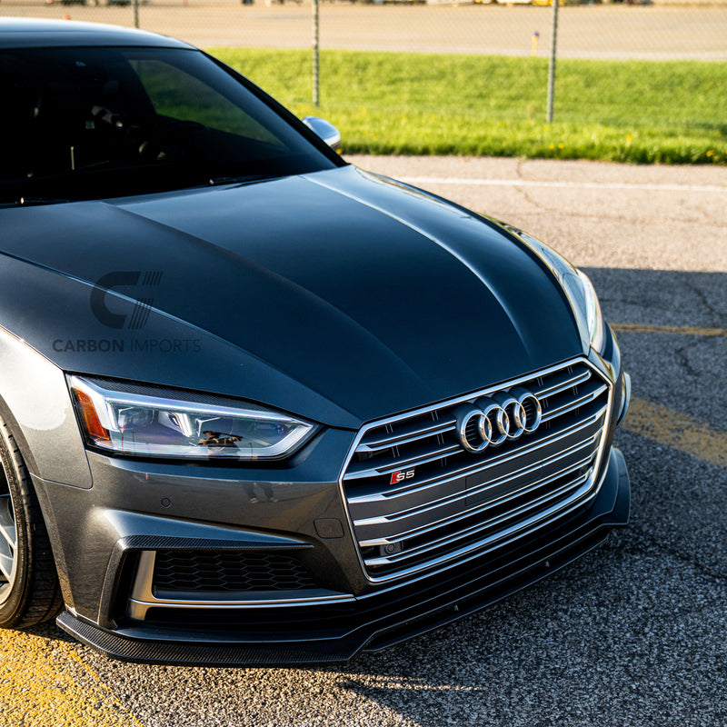 Audi S5/A5 B9 Carbon Fiber Front Lip 2017-2019