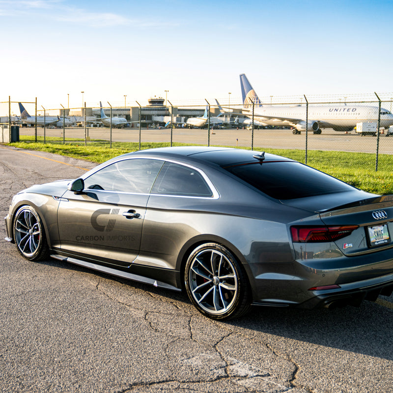 Audi S5/A5 S-line B9 Carbon Fiber Side Skirts 2017-2019