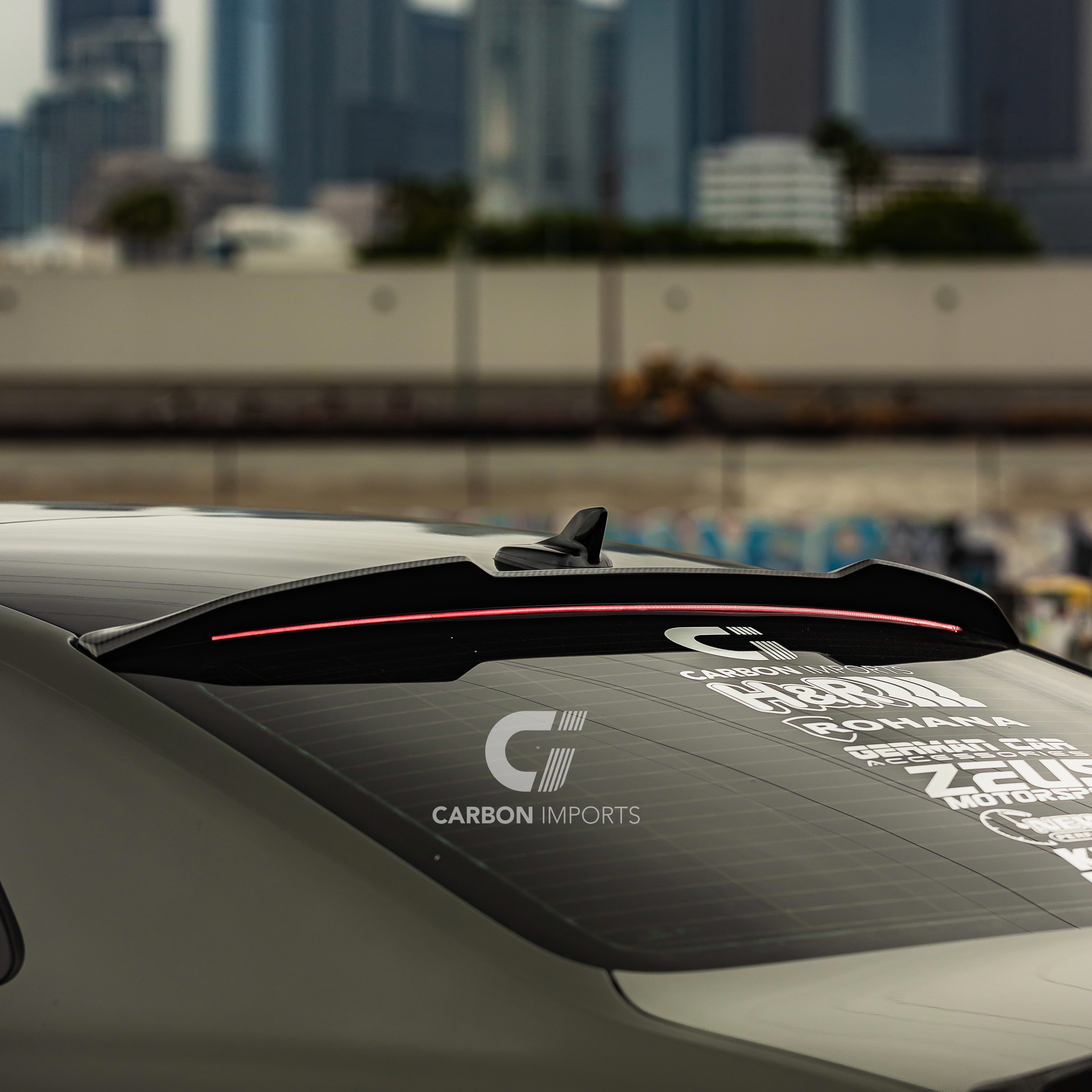 Audi A5/S5/RS5 B9/B9.5 Carbon Fiber Roof Spoiler 2017-2025 V2