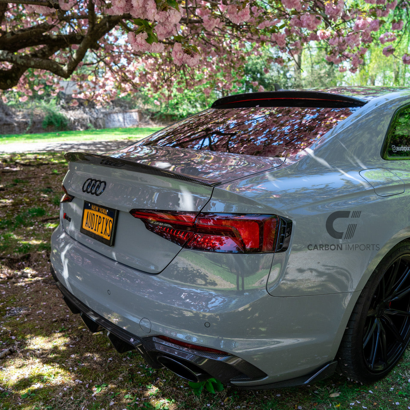Audi A5/S5/RS5 B9/B9.5 Carbon Fiber Roof Spoiler 2017-2025 V1