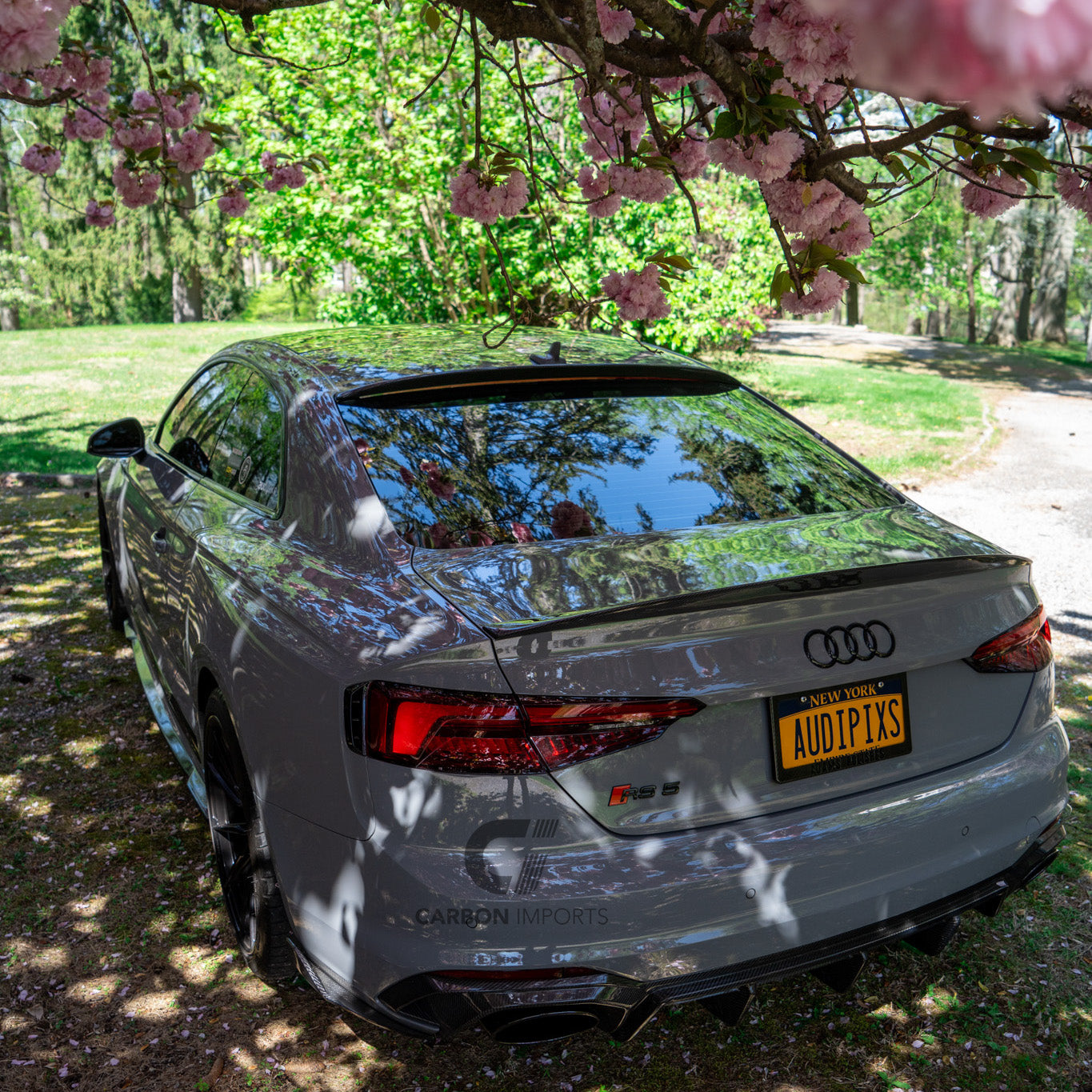 Audi A5/S5/RS5 B9/B9.5 Carbon Fiber Roof Spoiler 2017-2025 V1