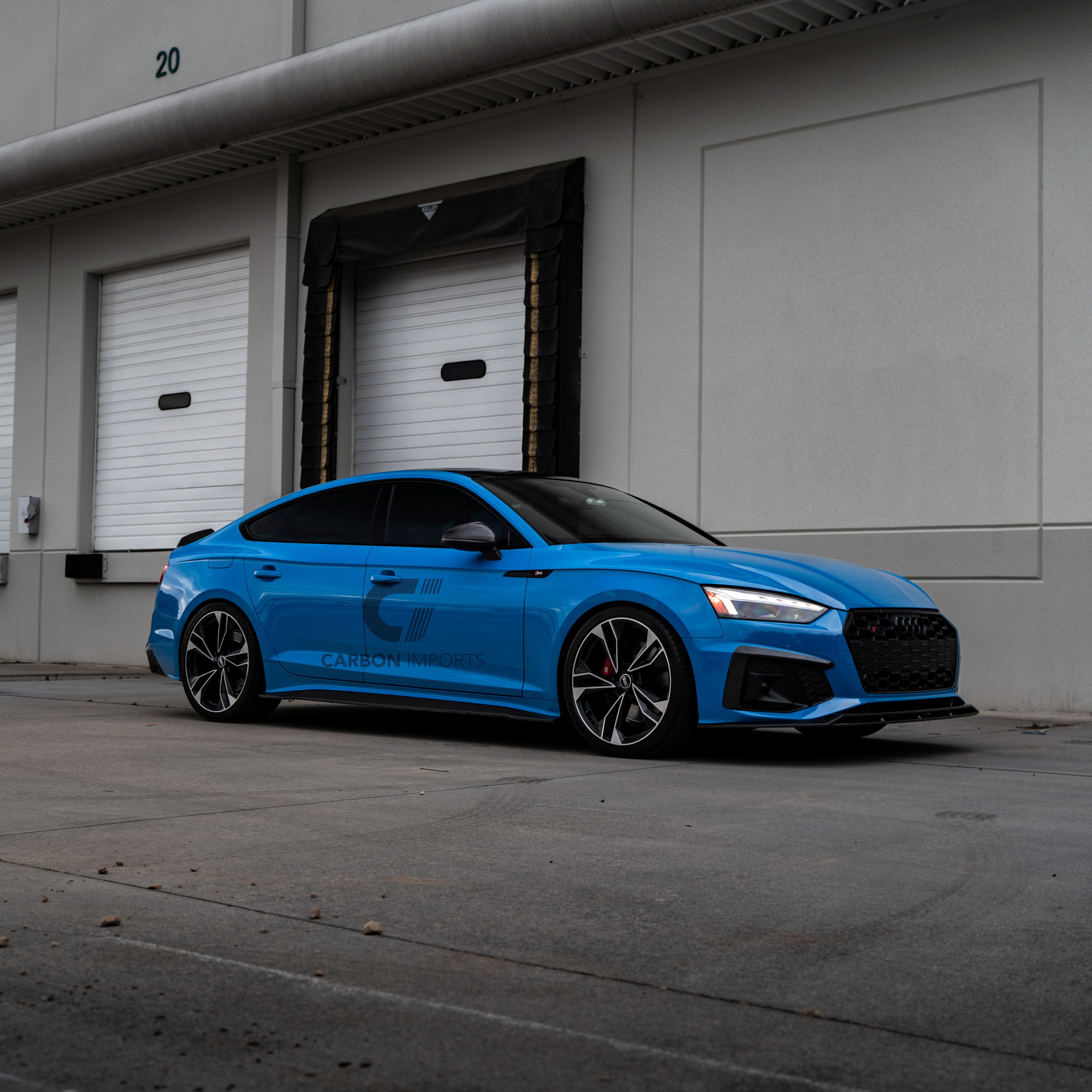 Audi S5/A5 S-Line B9.5 Carbon Fiber Front Lip 2020-2025 V1
