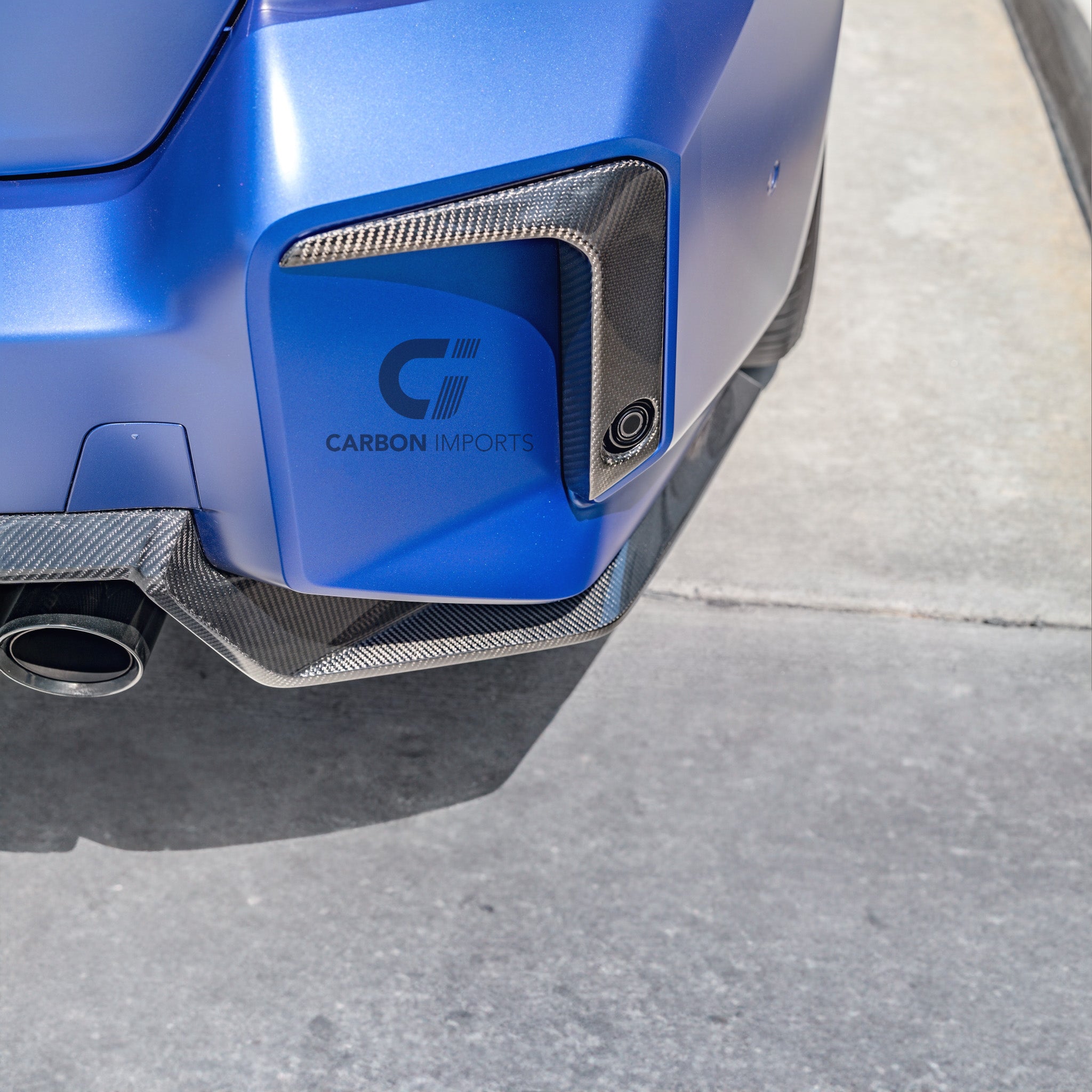 BMW M2 G87 Rear Bumper Reflector Canards 2023-2026