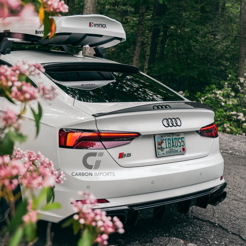 Audi A5/S5/RS5 B9/B9.5 Carbon Fiber Roof Spoiler 2017-2025 V1