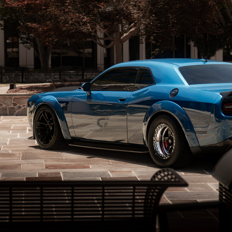 Dodge Challenger Hellcat Carbon Fiber Side Skirts