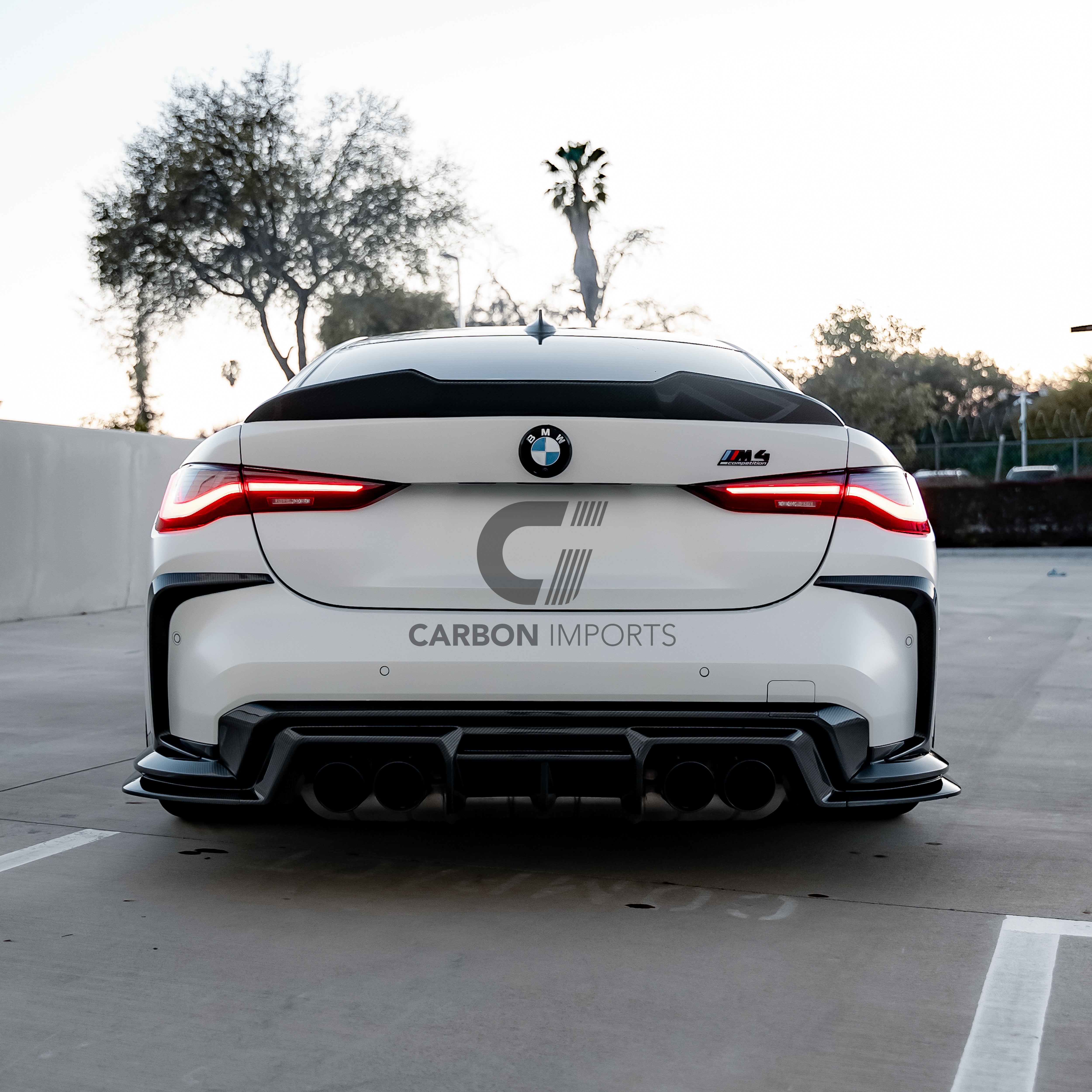 BMW M3/M4 G80/G81/G82/G83 Carbon Fiber Rear Diffuser 2020-2026