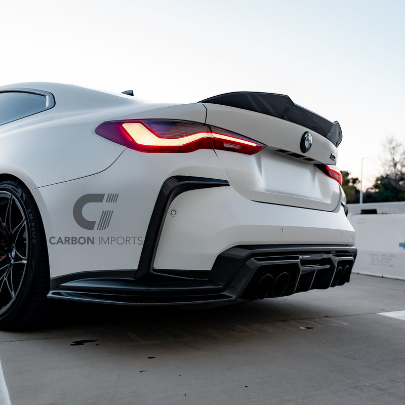 BMW M3/M4 G80/G81/G82/G83 Carbon Fiber Rear Diffuser 2020-2025