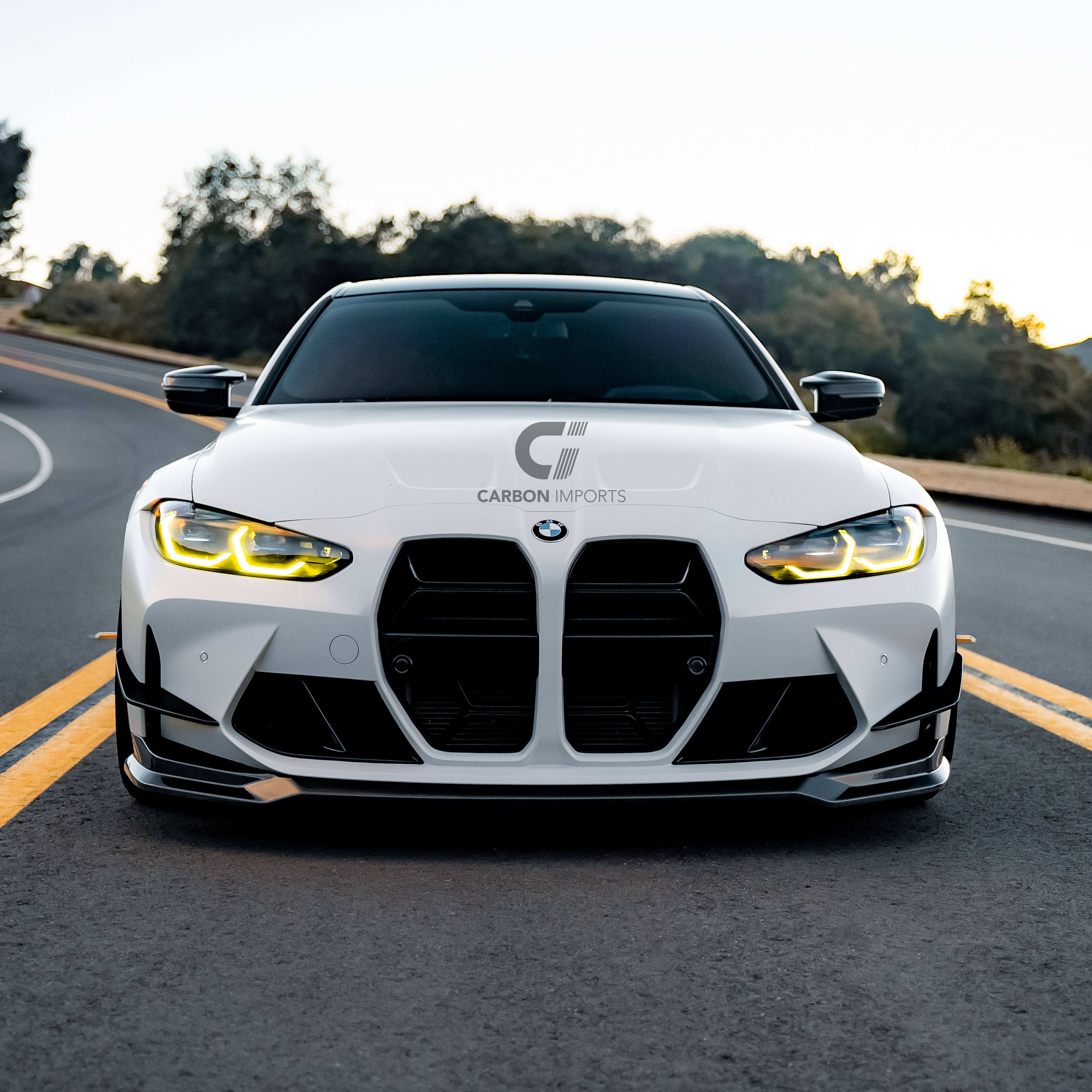 BMW M3/M4 G80/G81/G82/G83 Carbon Fiber Front Lip 2020-2026
