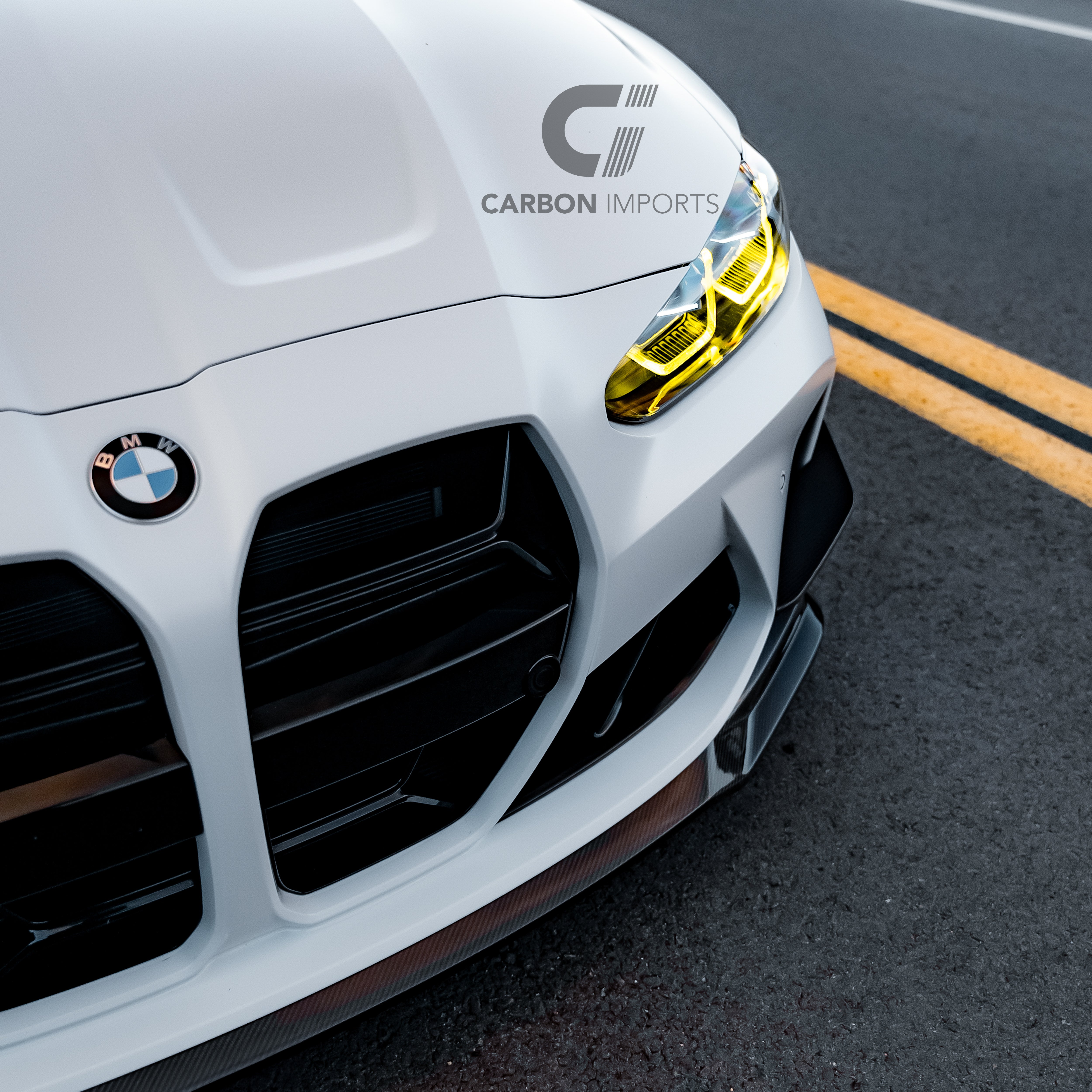 BMW M3/M4 G80/G81/G82/G83 Carbon Fiber Front Lip 2020-2026