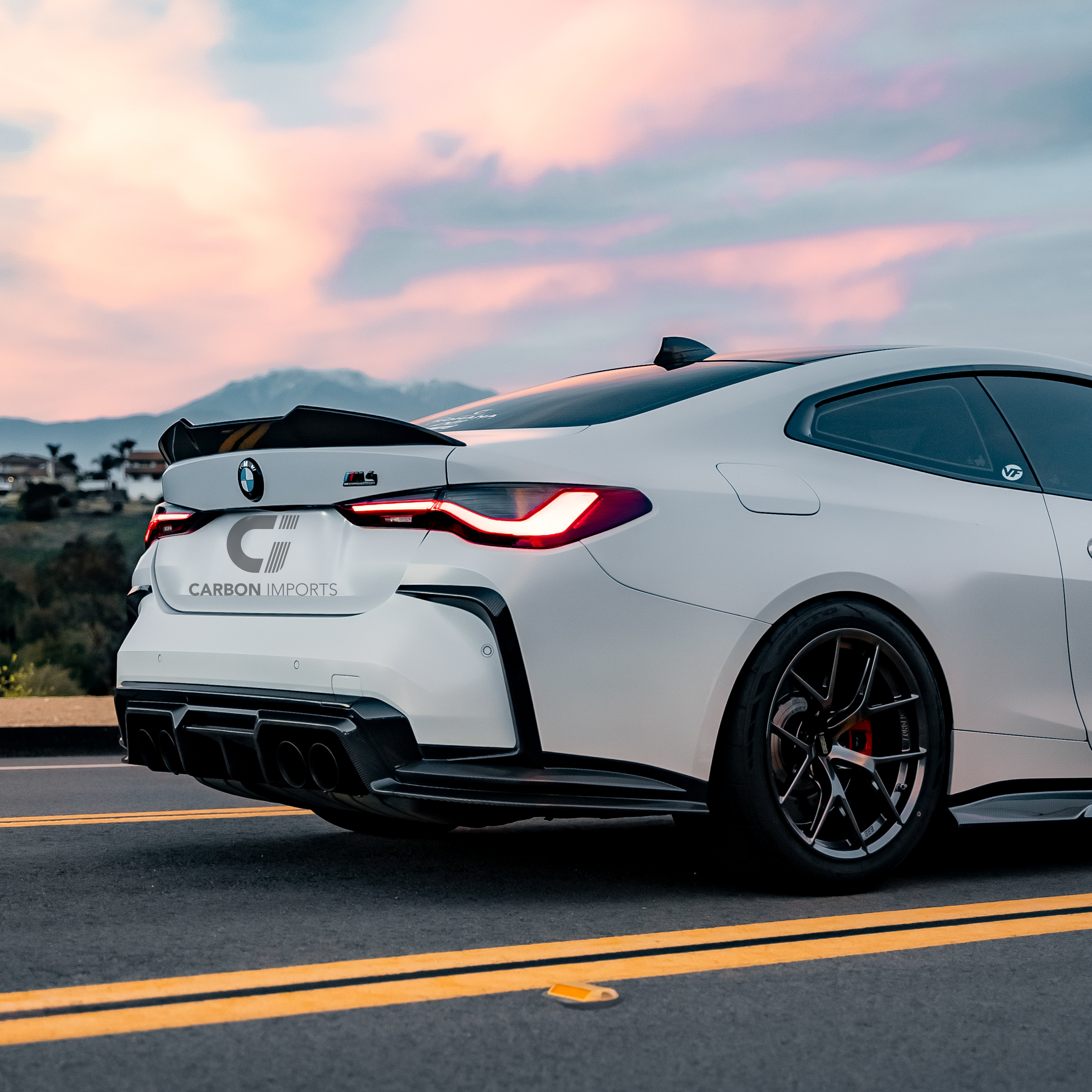 BMW M3/M4 G80/G81/G82/G83 Carbon Fiber Rear Diffuser 2020-2026