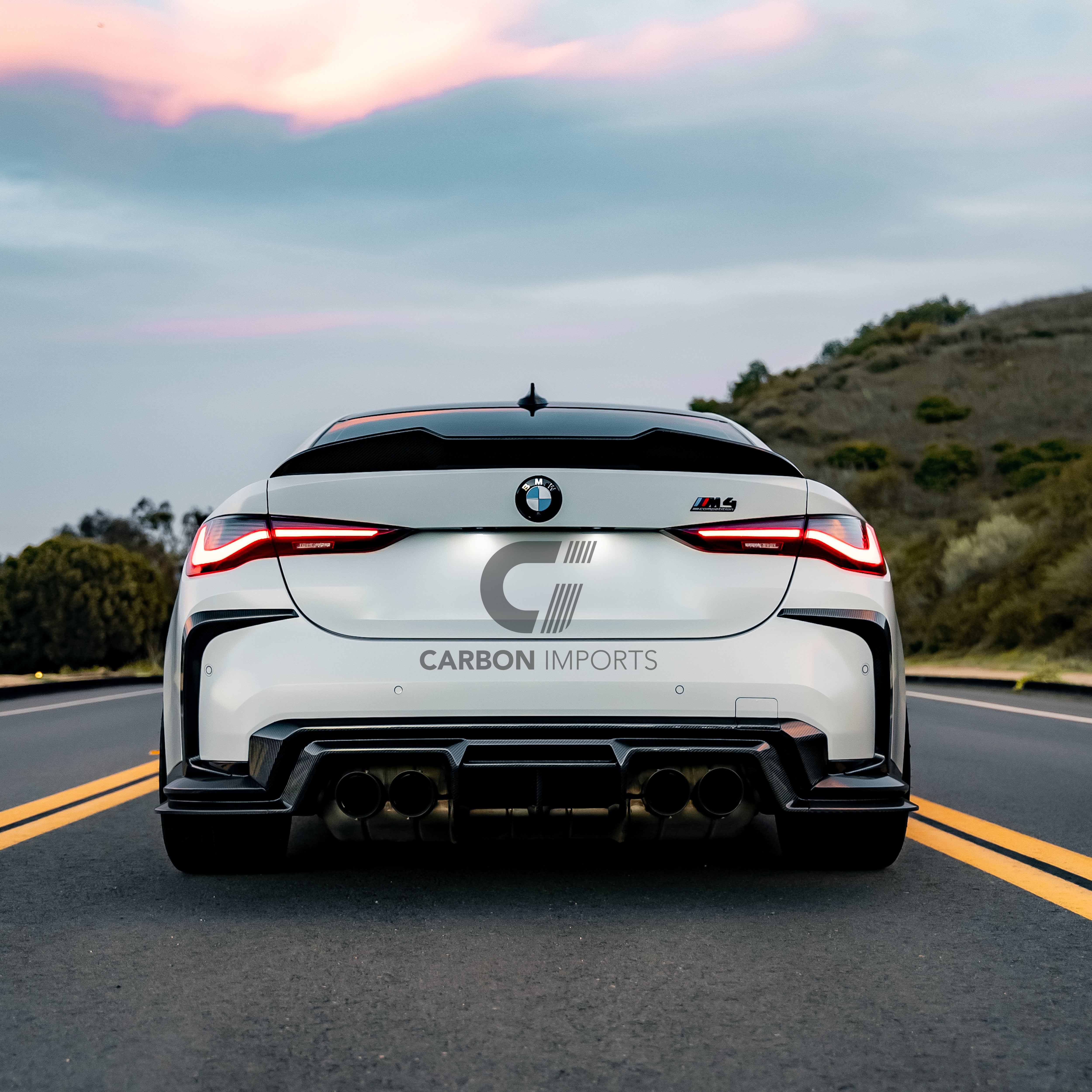 BMW M3/M4 G80/G81/G82/G83 Carbon Fiber Rear Diffuser 2020-2026