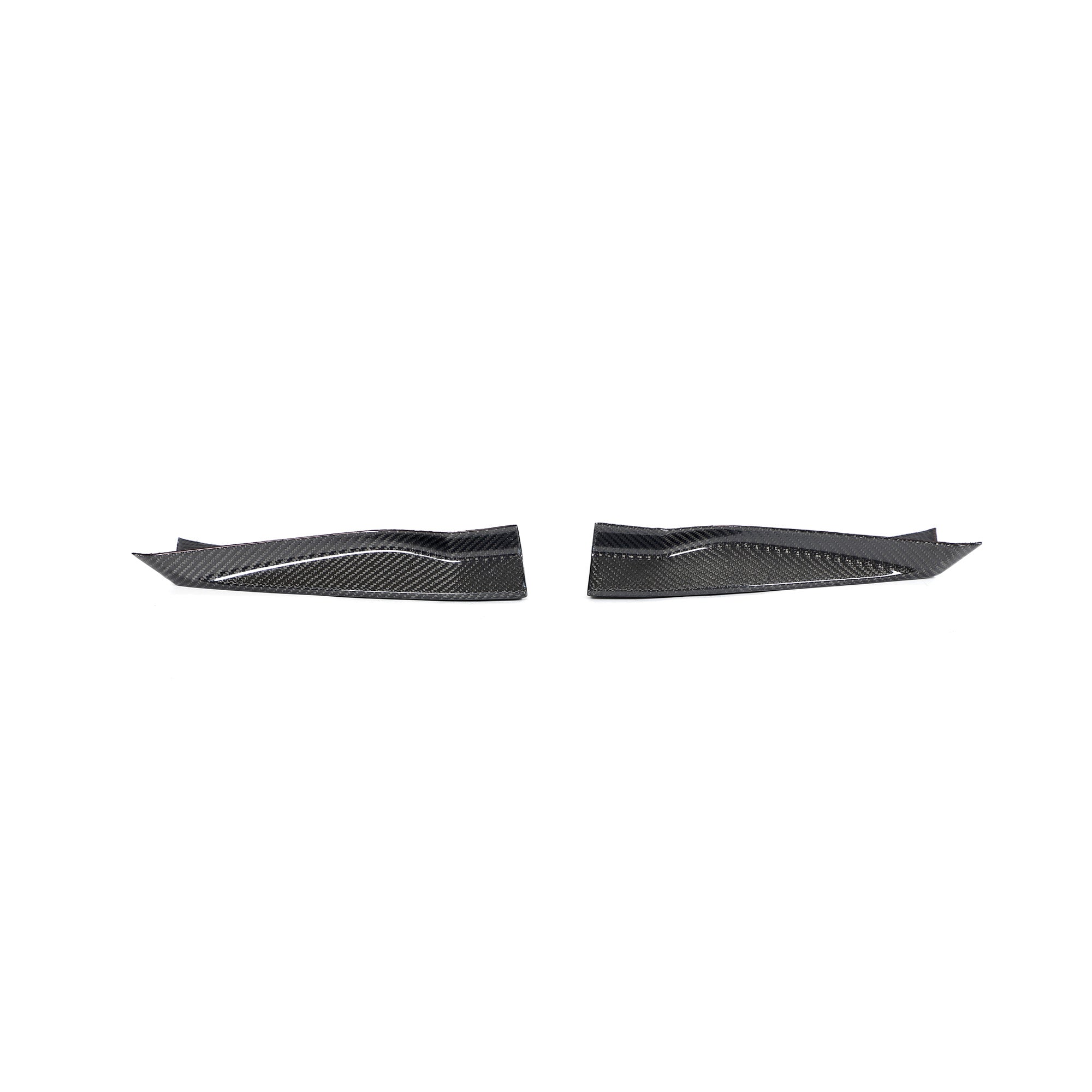 Audi RS5 B9.5 Carbon Fiber Rear Bumper Canards 2020-2025
