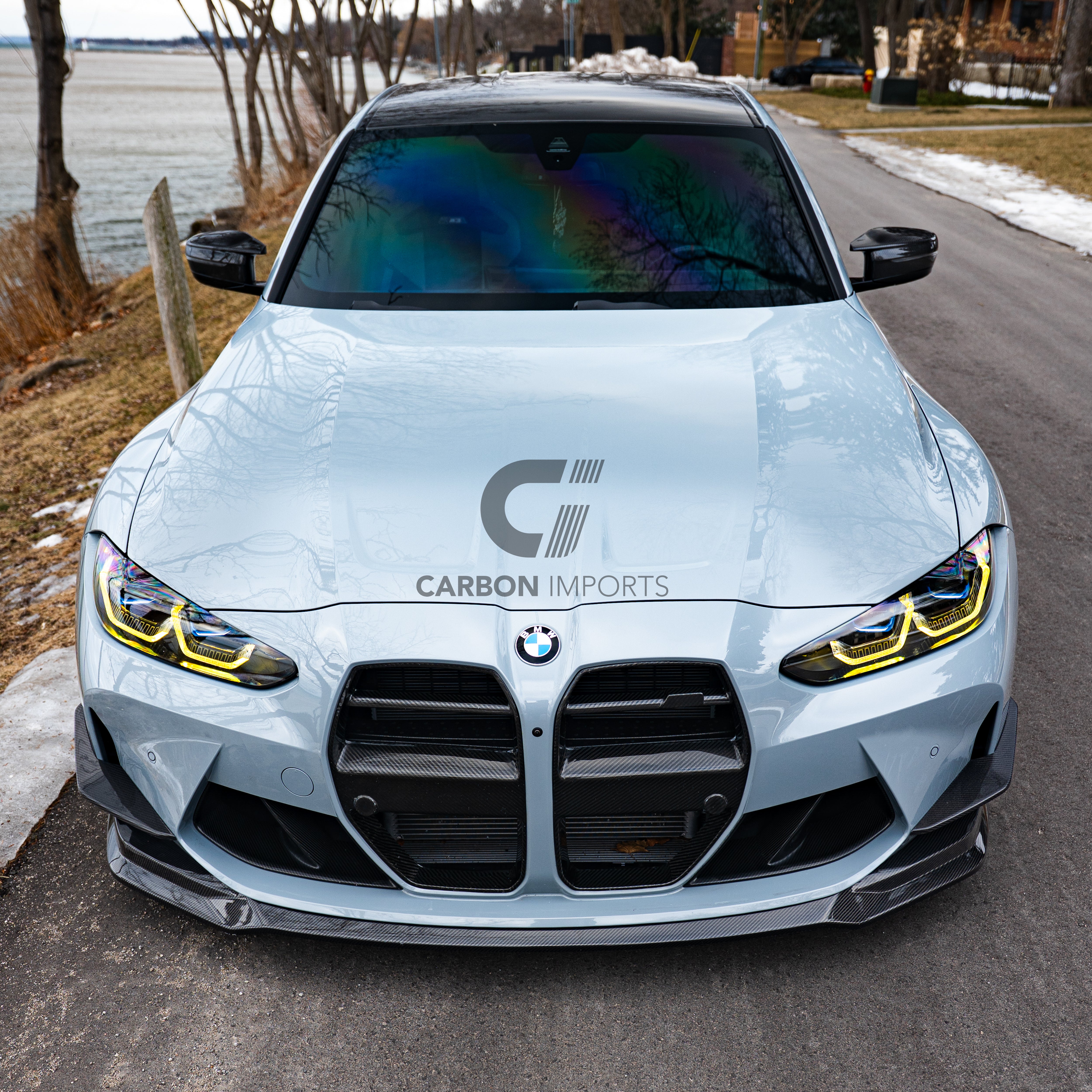 BMW M3/M4 G80/G81/G82/G83 Carbon Fiber Front Lip 2020-2026