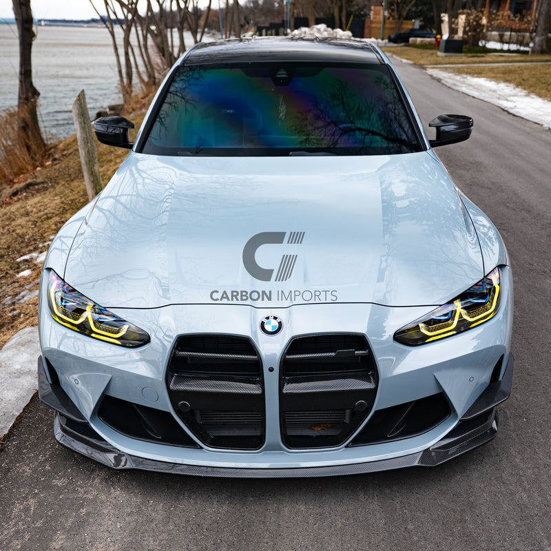 BMW M3/M4 G80/G81/G82/G83 Carbon Fiber Front Lip 2020-2025