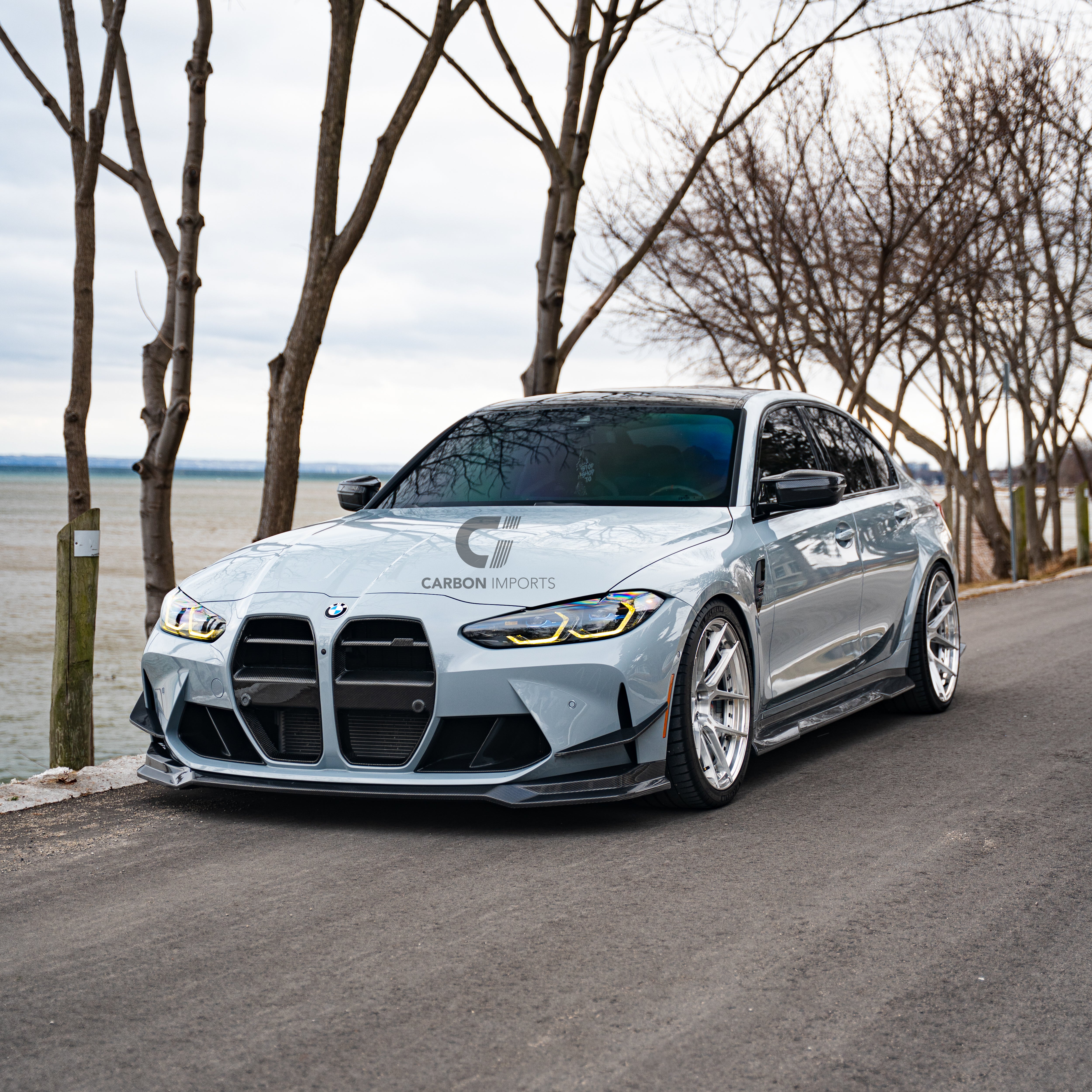 BMW M3/M4 G80/G81/G82/G83 Carbon Fiber Front Lip 2020-2026