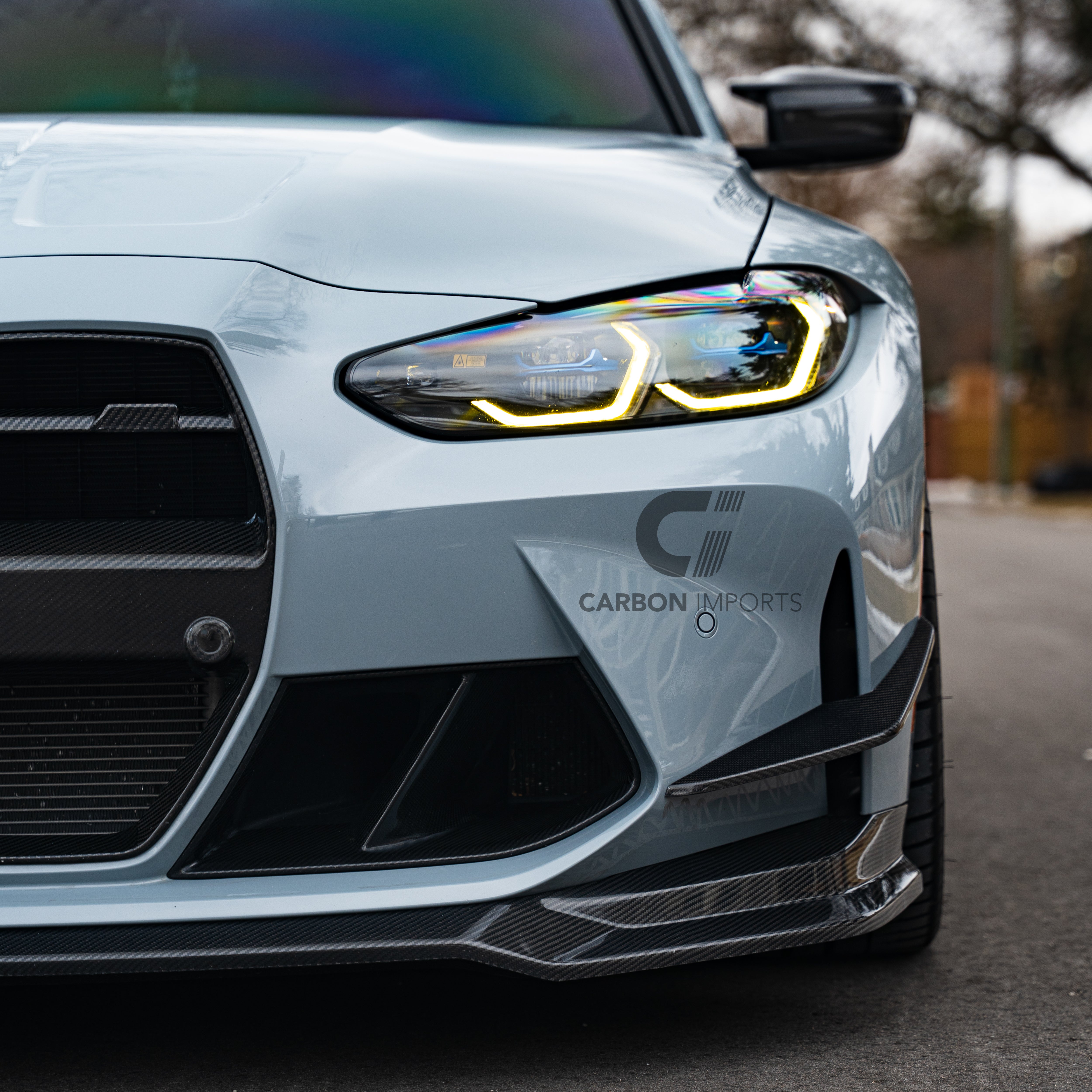 BMW M3/M4 G80/G81/G82/G83 Carbon Fiber Front Lip 2020-2026