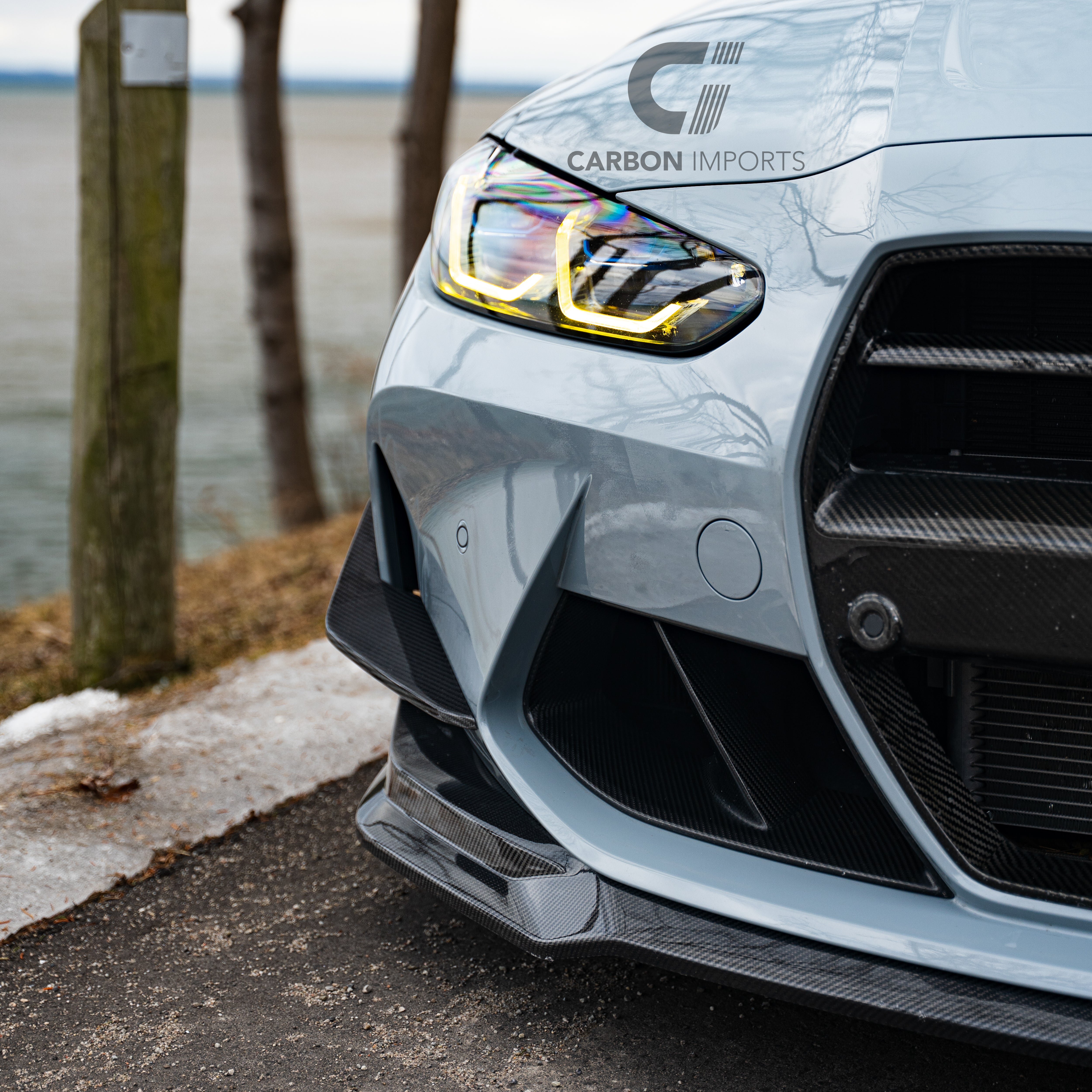 BMW M3/M4 G80/G81/G82/G83 Carbon Fiber Front Lip 2020-2026
