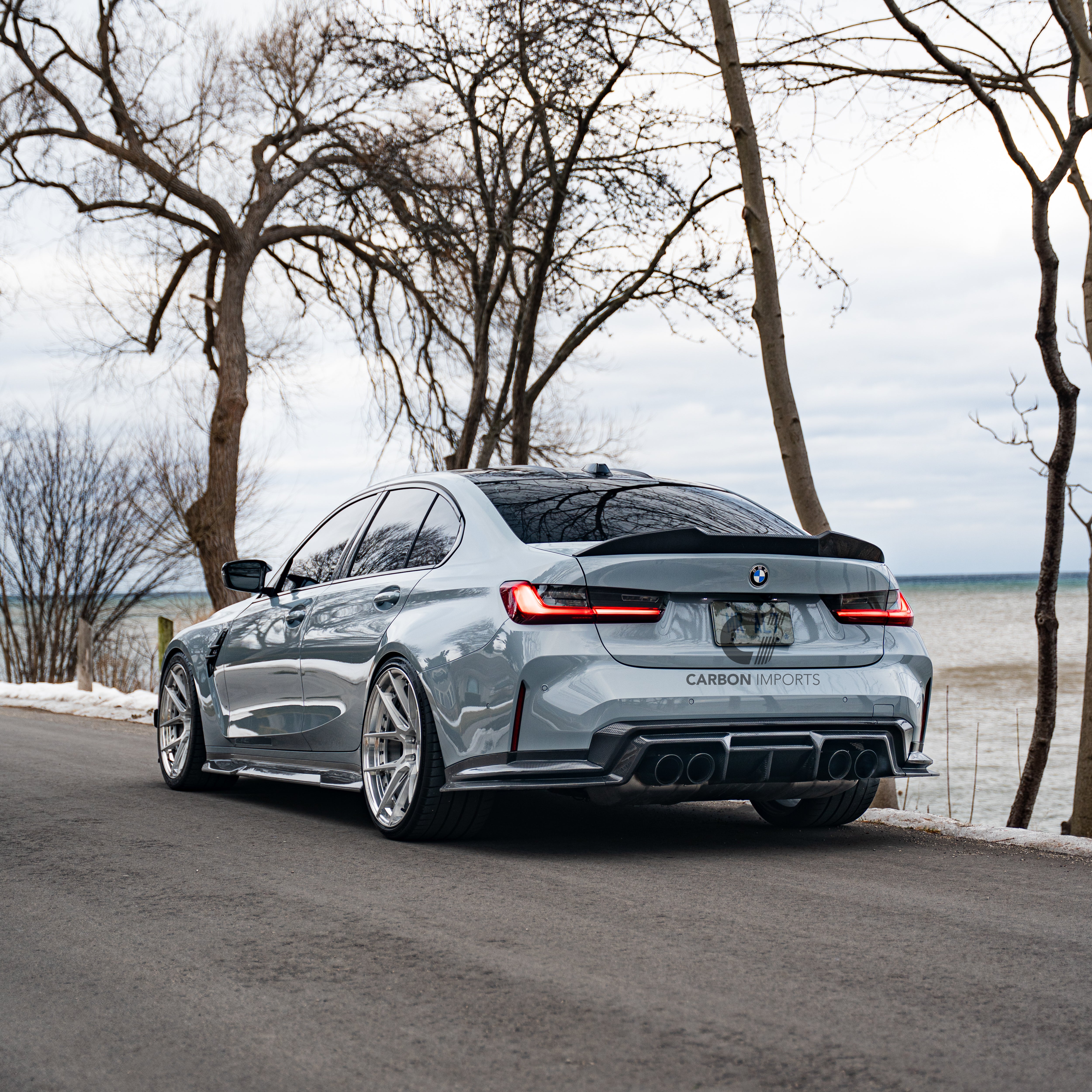BMW M3 G80/G81 Carbon Fiber Side Skirts 2020-2026