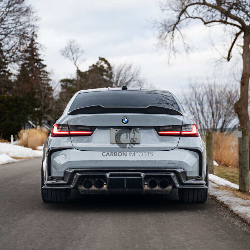 BMW M3/M4 G80/G81/G82/G83 Carbon Fiber Rear Diffuser 2020-2025