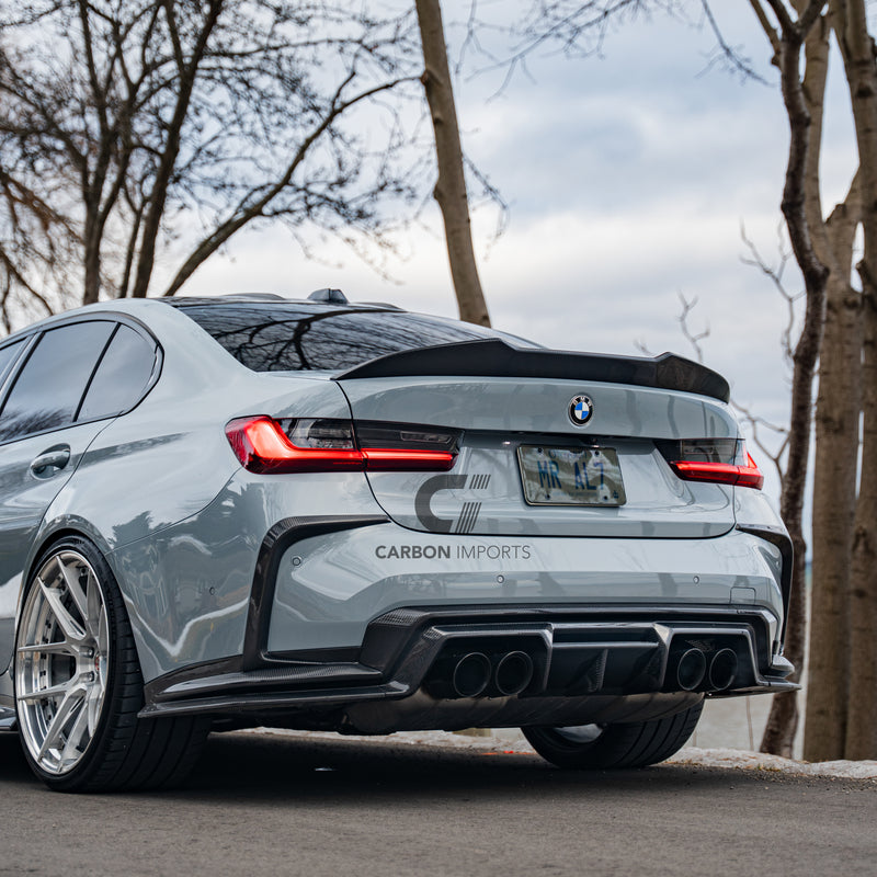 BMW M3/M4 G80/G81/G82/G83 Carbon Fiber Rear Diffuser 2020-2025