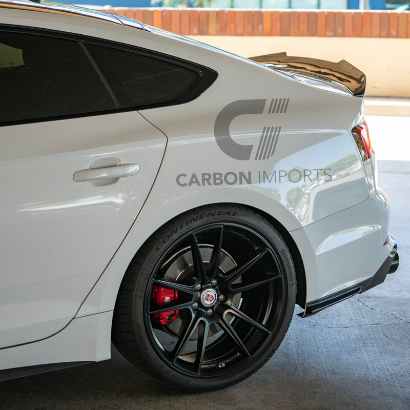 Audi S5/A5 B9 Carbon Fiber Rear Bumper Canards 2017-2019