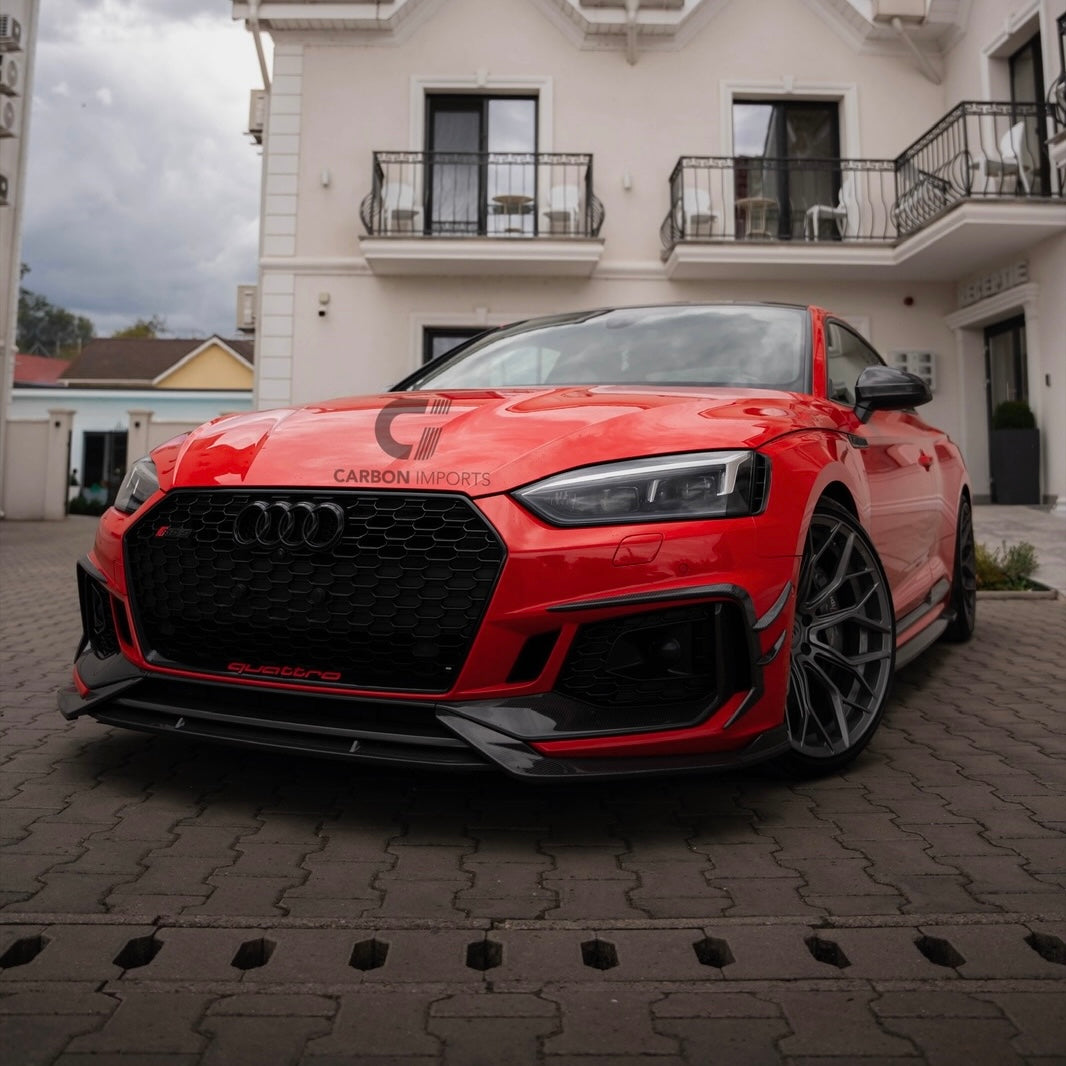 Audi RS5 B9 Carbon Fiber Front Lip 2017-2019