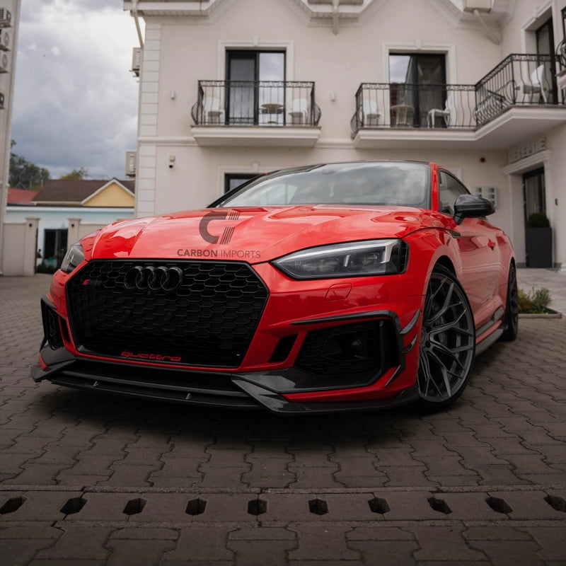 Audi RS5 B9 Carbon Fiber Front Lip 2017-2019