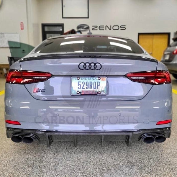 Audi S5/A5 S-Line B9 Carbon Fiber Rear Diffuser 2017-2019
